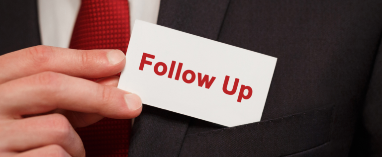Follow-Up Strategy